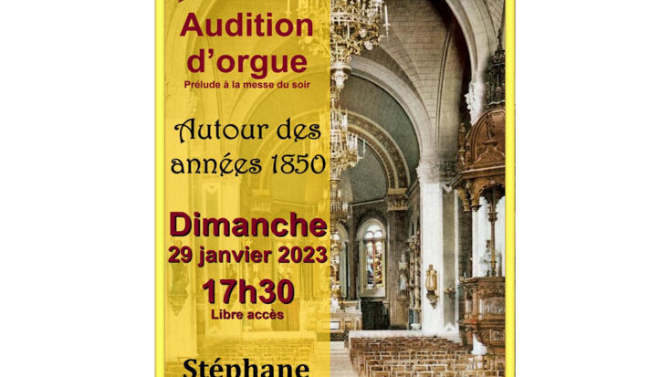 Audition d'Orgues Prélude à la messe.