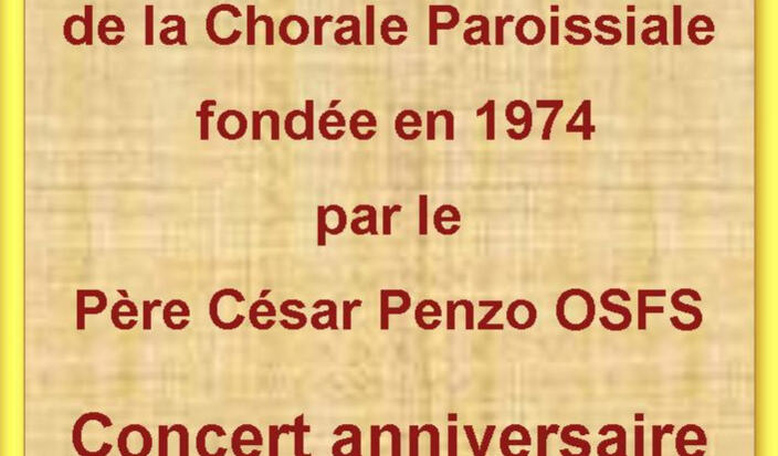 Jubilé de la Chorale Paroissiale