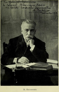 Conference "Auguste Escoffier sa vie à Monaco, son oeuvre culinaire et francophone"