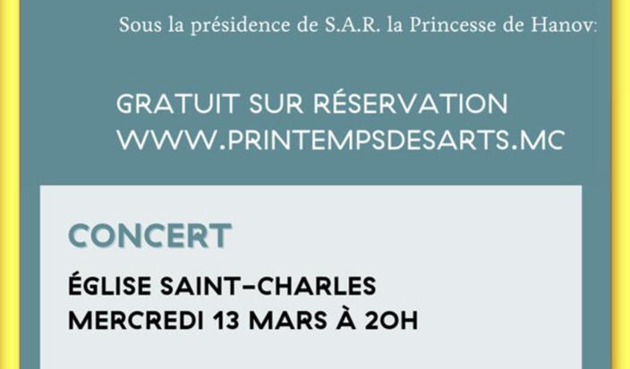 Concert du Printemps des Arts
