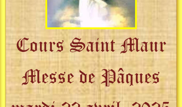 Messe de Pâques Cours Saint Maur