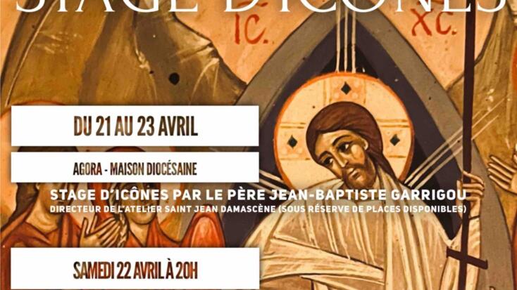 STAGE D'ICÔNES du 21 au 23 avril 2023 à l'Agora - Maison diocésaine