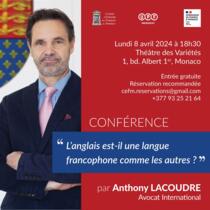Lecture - "Is English just another Francophone language?"