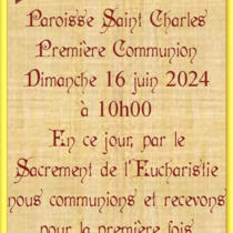 Première Communion Catéchisme St Charles