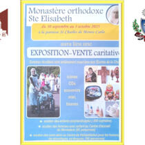 Exposition Vente Caritative Monastère Orthodoxe Ste Elisabeth