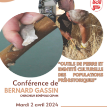 Conférence - "Outils de pierre et identité culturelle des populations préhistoriques"